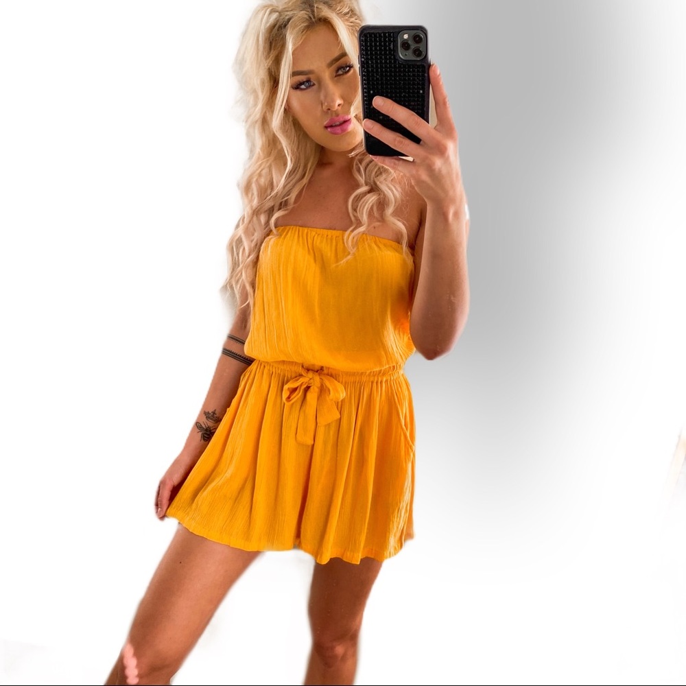 NEW Off shoulder romper dress